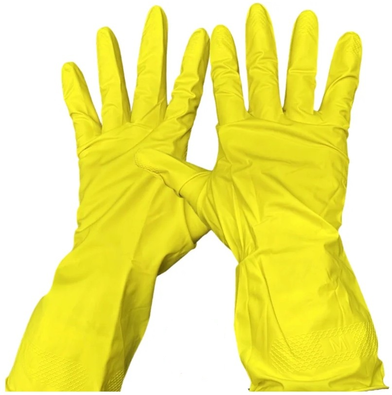 

Перчатки ООО САМ SAMC-074200009-240 хозяйственные резиновые с хлопковым напылением размер М 240 пар, SAMC-074200009-240