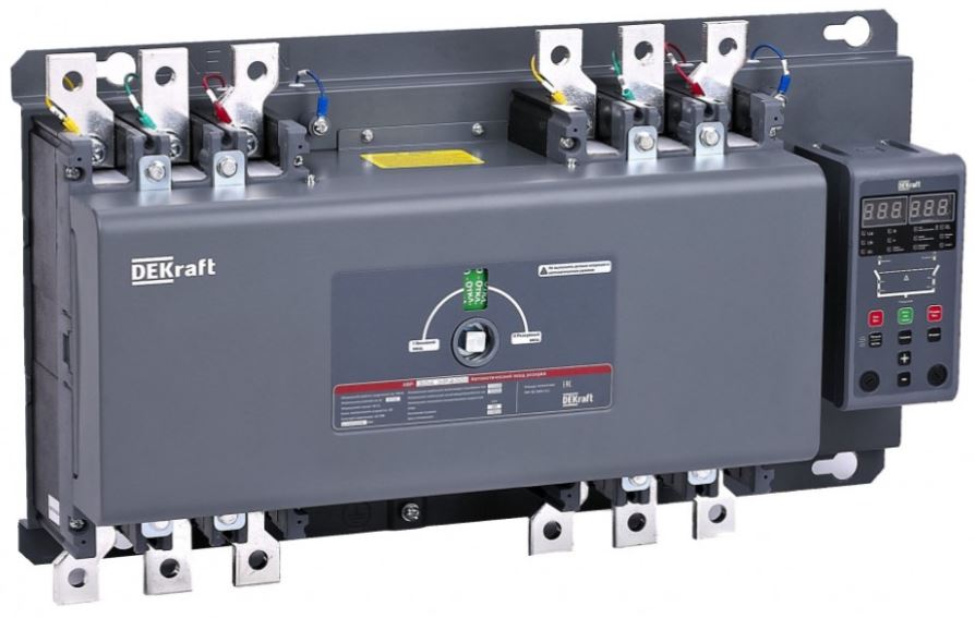 Автоматический ввод резерва DEKraft 41052DEK на авт. выкл. со встр. блоком управления 400А, 3Р, 50кА АВР-305