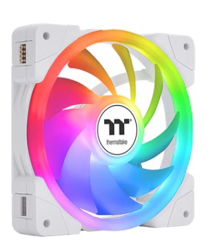 

Вентилятор для корпуса Thermaltake SWAFAN EX12 ARGB CL-F169-PL12SW-A 120x120x25 mm, 500-2000rpm, 57.11 CFM, 30.6dBA, 4-pin PWM/3-pin ARGB, white (3-pa, SWAFAN EX12 ARGB