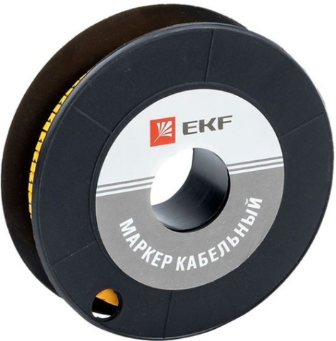 Изображение товара Маркер на кабель EKF plc-KM-6-1