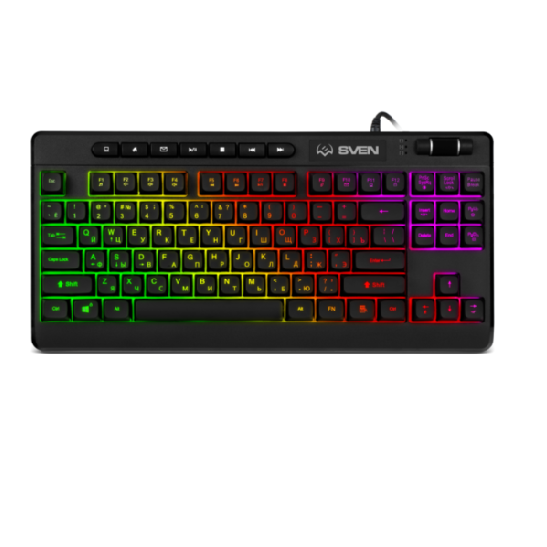 

Клавиатура Sven KB-G8200 игровая (95кл, ПО, RGB-подсветка), KB-G8200