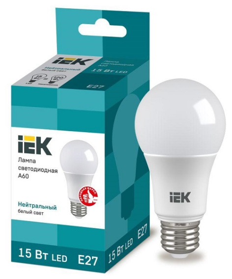 фото Лампа светодиодная IEK LLE-A60-15-230-40-E27 в Уфе