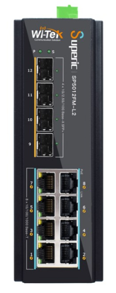фото Коммутатор управляемый Wi-Tek SP5012FM-L2 в Уфе