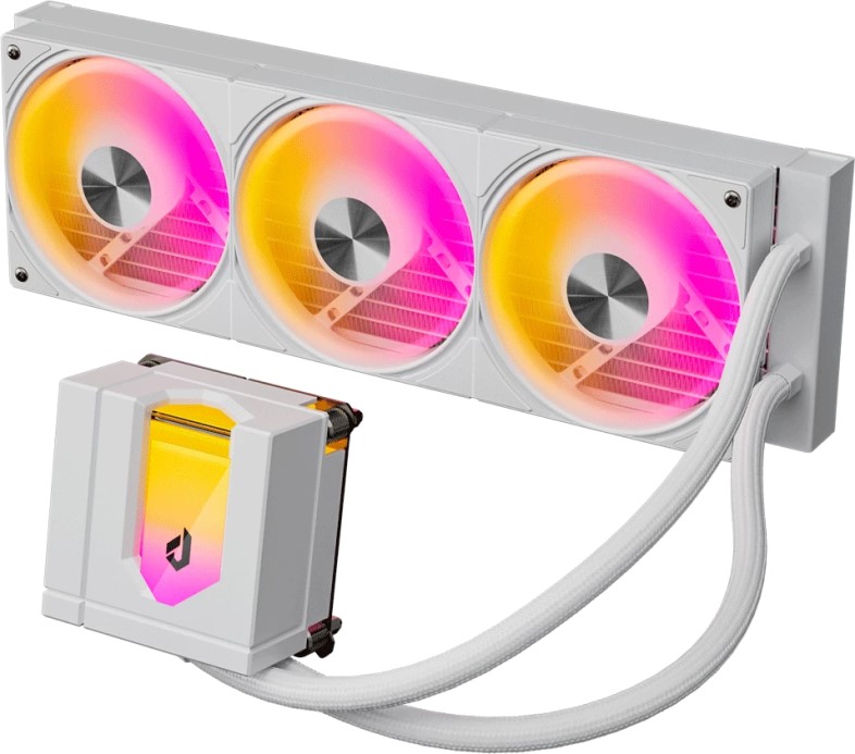 

Система охлаждения жидкостная upHere E360TC LGA115x/1200/1700/1851/AM4/AM5 (3*120mm ARGB fans, 600-1800rpm, 27dBa) white, E360TC