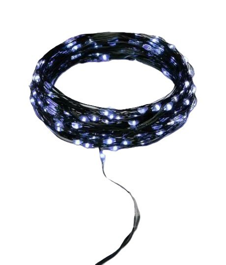 

Гирлянда NEON-NIGHT 303-265 светодиодная роса с контроллером 20м, 200LED, белый, IP20, 230В, зеленый провод, 303-265