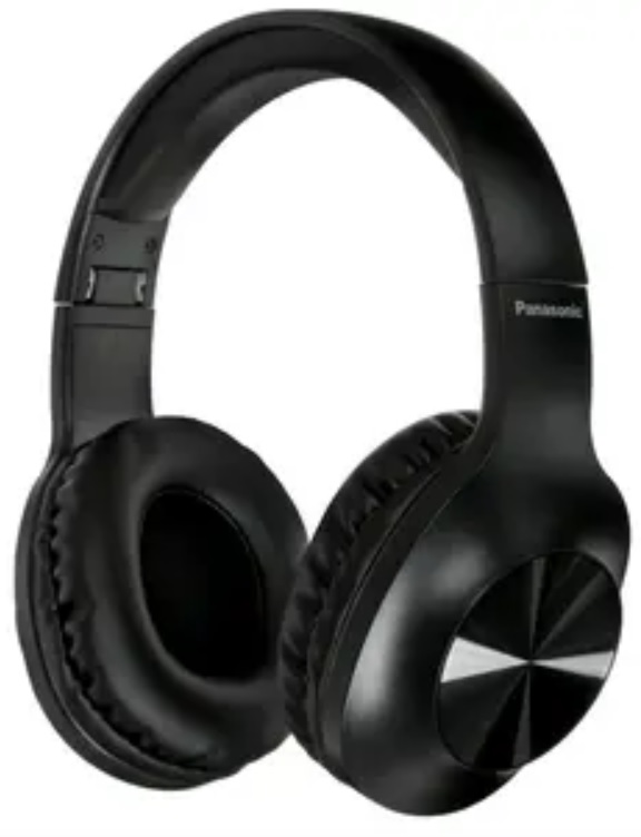 

Наушники беспроводные Panasonic RB-HX220BEEK полноразмерные, Bluetooth, с усиленным басом, черные, RB-HX220BEEK