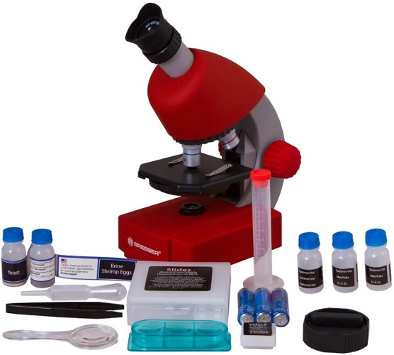 

Микроскоп Bresser junior 70122 Bresser 40x-640x, красный, junior