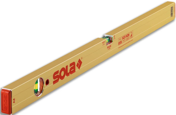 Изображение товара Строительный уровень SOLA AZ 40 01160501 40 см пузырьковый с люминесцентными глазками