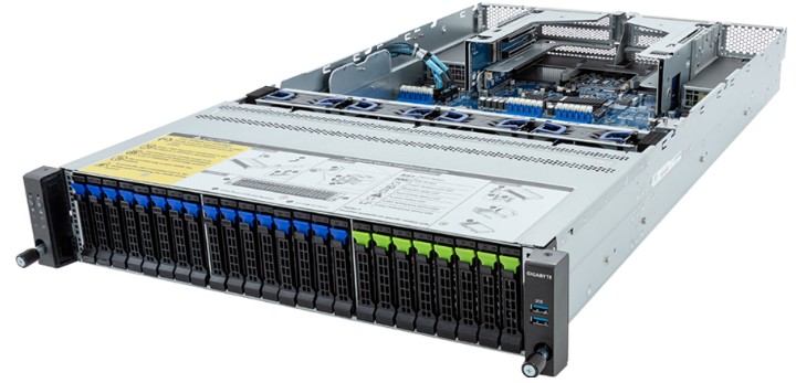 

Серверная платформа 2U GIGABYTE R283-Z92-AAE2 (2*SP5, 24*DDR5 (6000), 8*2,5" NVMe, 16*2,5" SAS/SATA, 3*M.2, 4*PCIe, 2000W 80+ Platinum, 2*USB 3.2, Min, R283-Z92-AAE2