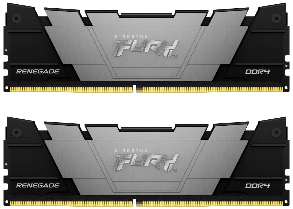 

Модуль памяти DDR4 32GB (2*16GB) Kingston FURY KF432C16RB12K2/32 Renegade Black XMP PC4-25600 3200MHz CL16 2RX8 1.35V 288-pin 8Gbit, KF432C16RB12K2/32