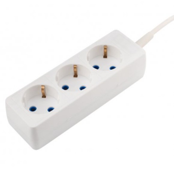 

Удлинитель PROconnect 11-7204 3 гнезда, 1.5 м, 3х0.75 мм2, с/з, белый, 11-7204