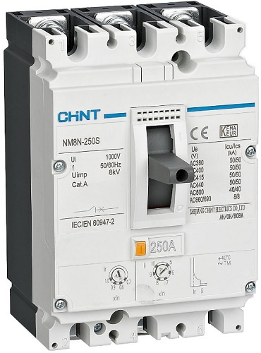 Изображение товара Автоматический выключатель CHINT 271171 3POL 87.5-125А литой корпус