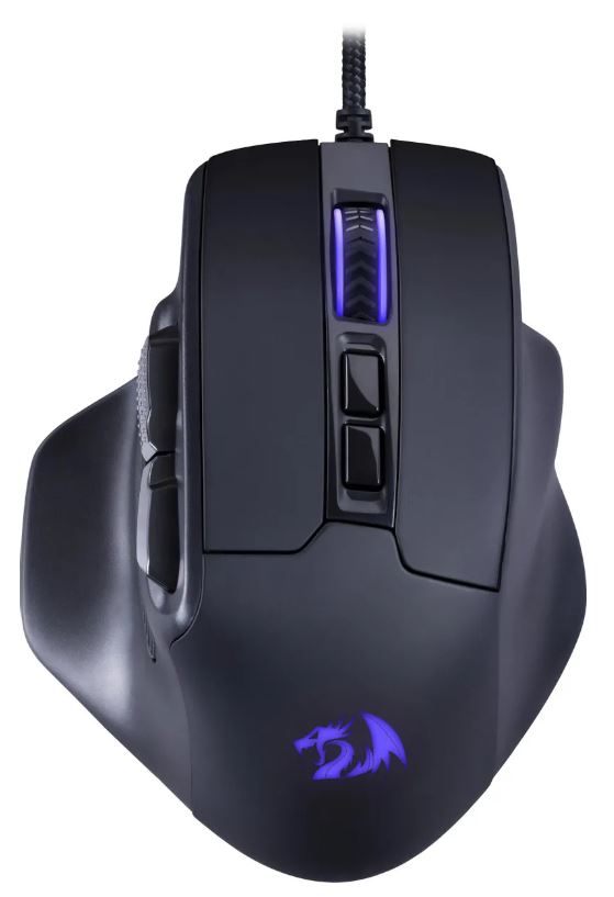 

Мышь Redragon Bullseye 71164 игровая проводная ,RGB, 7 кн,12400dpi, чёрный, Bullseye