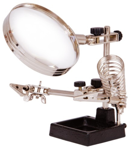 Изображение товара Лупа на штативе Levenhuk Zeno Refit ZF17 90 мм 2x для ювелиров и моделистов