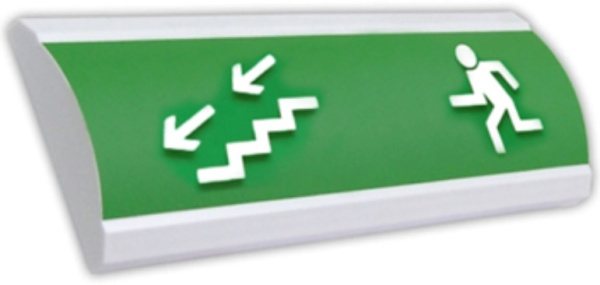 Изображение товара Оповещатель Электротехника и Автоматика ЛЮКС-24 "Человек лестница влево вниз"