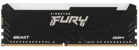 

Модуль памяти DDR4 16GB Kingston FURY KF432C16BB12A/16WP Beast RGB 3200MHz CL16, KF432C16BB12A/16WP