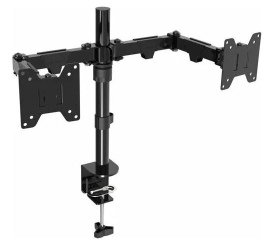

Кронштейн настольный Exegate EDM2-3210-11 EX297363RUS для двух мониторов 15"-32", VESA 75x75, 100x100, макс. нагрузка на один кронштейн 10 кг, наклон, EDM2-3210-11