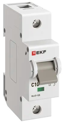 Изображение товара Автоматический выключатель EKF mcb47125-1-10C IP20 10 А 230 В