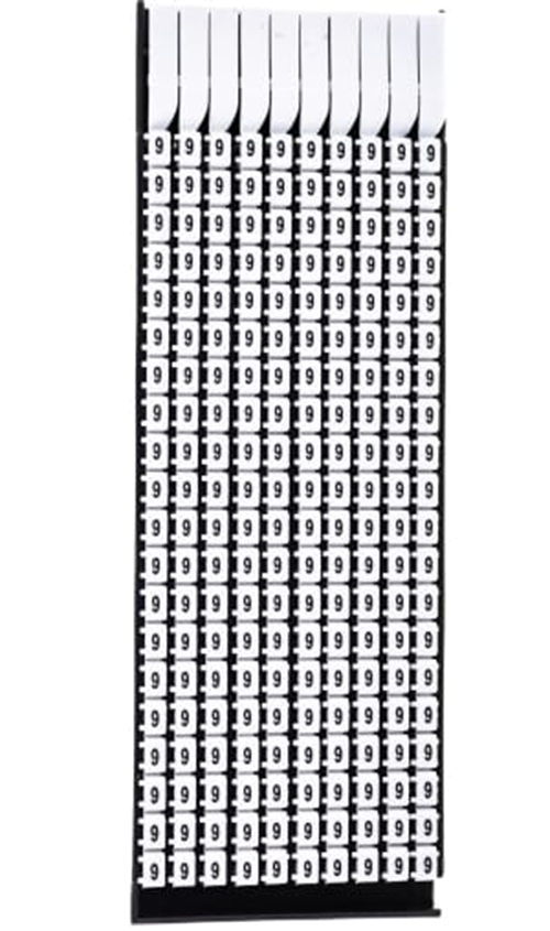 

Маркер на кабель DKC MKF9S3 сечением 4-6мм символ „9”, "Mark" (уп/160 шт), MKF9S3