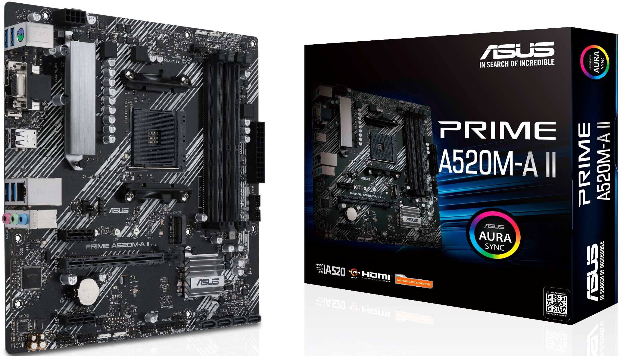 фото Материнская плата mATX  ASUS PRIME A520M-A II