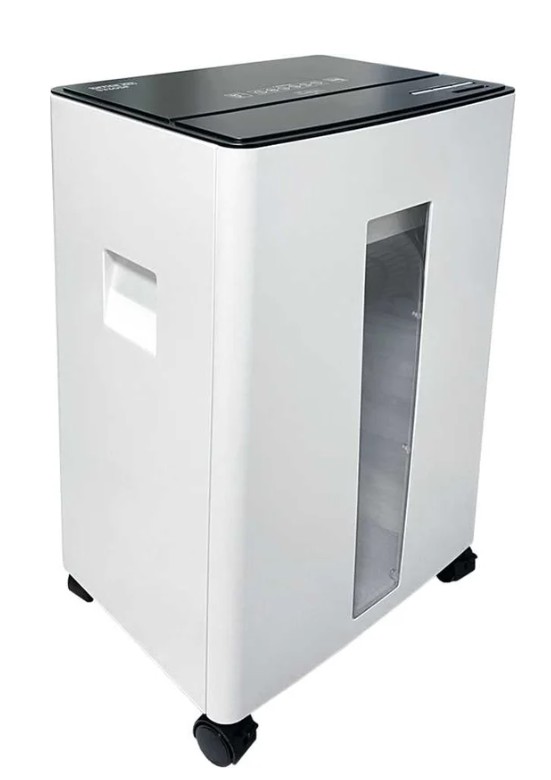 

Уничтожитель бумаг Office Kit S330SF (3,9х35) белый (секр.P-4) фрагменты 13лист. 30лтр. скобы пл.карты, S330SF