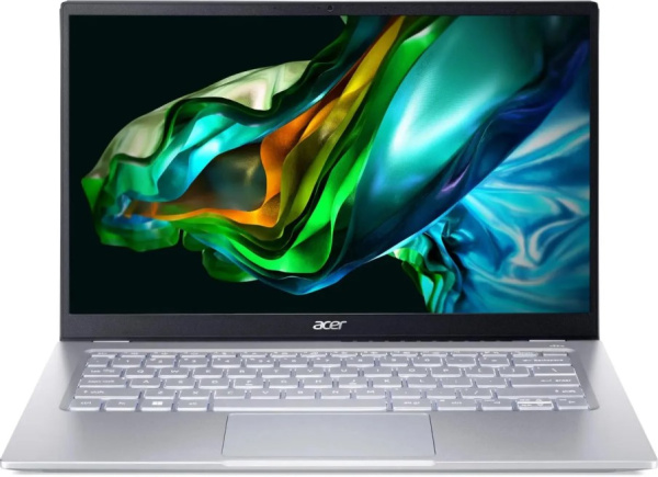 фото Ноутбук  Acer Swift Go 14 SFG14-41-R2U2 в Красноярске 14 ", Ryzen 5, 16 Гб RAM, 512 Гб SSD, Radeon Graphics, Серебристый