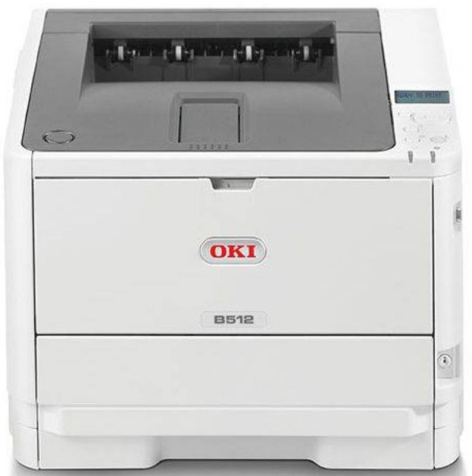 Изображение товара Принтер черно-белый OKI B512dn с высокой скоростью печати 45 страниц в минуту