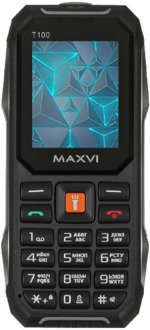 

Мобильный телефон MAXVI T100 4620039116693 black, T100