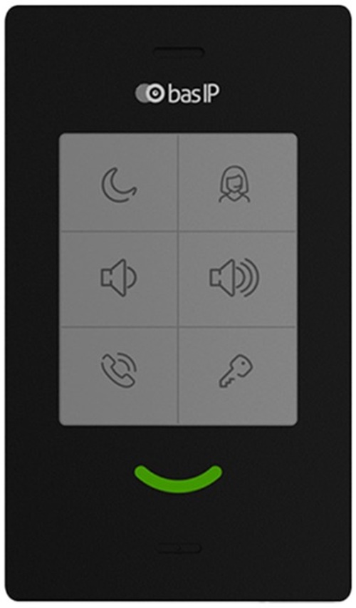 

Аудиодомофон BAS-IP SP-03F Black абонентский IP, SP-03F Black