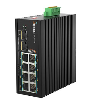 

Коммутатор неуправляемый Wi-Tek SP3010F промышленный PoE, 8GE+2SFP, SP3010F