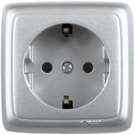 Изображение товара Розетка с заземлением HEGEL РА16-113-06
