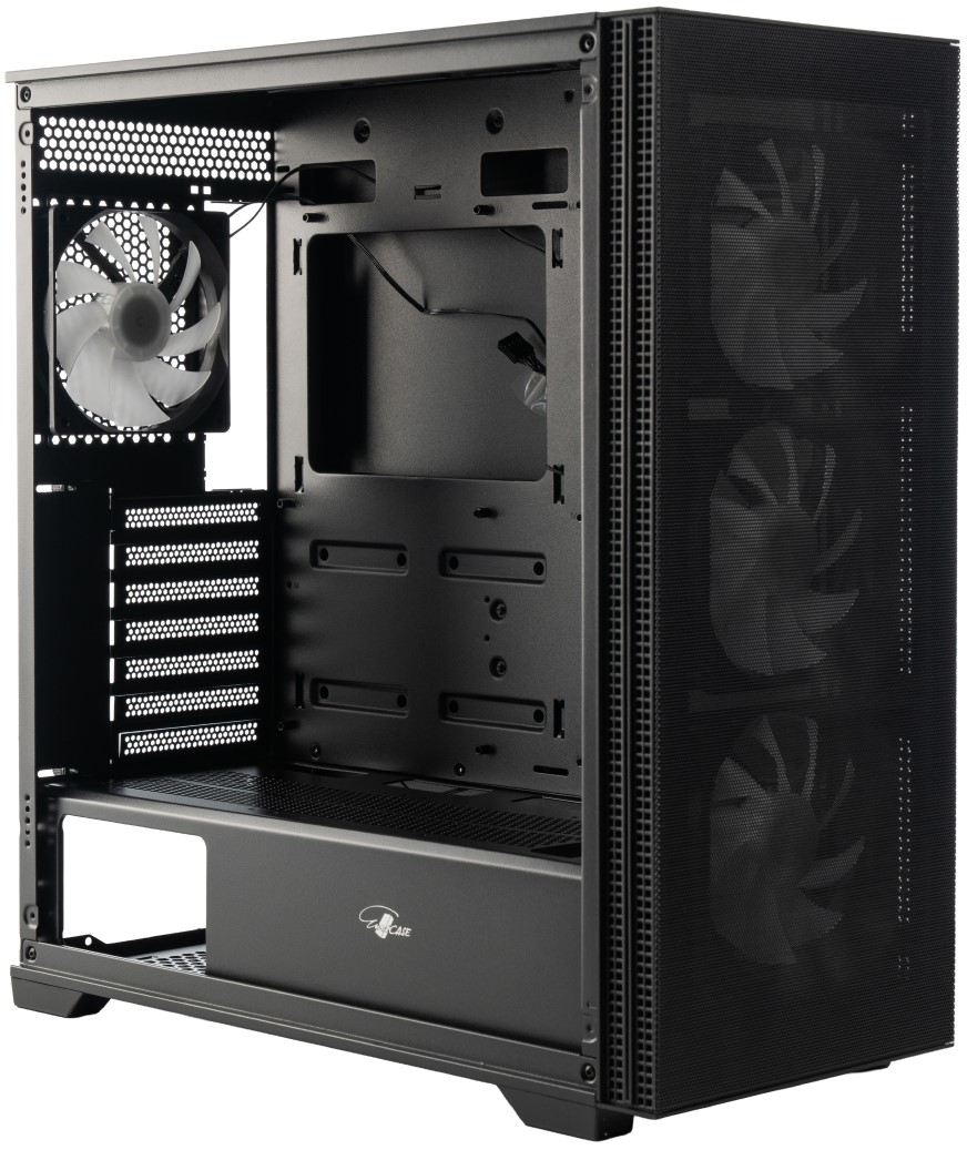 

Корпус eATX Eurocase M9 Plus черный, левое боковое стекло на винтах, 2*USB3.0, HD AUDIO ARGB HUB-A(4 ports), M9 Plus