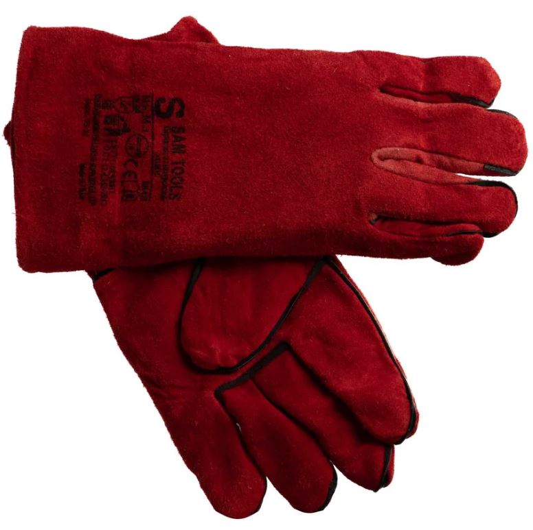 

Перчатки ООО САМ SAMC-070000001-10 сварочные красные краги 14р 3XL 10 пар, SAMC-070000001-10