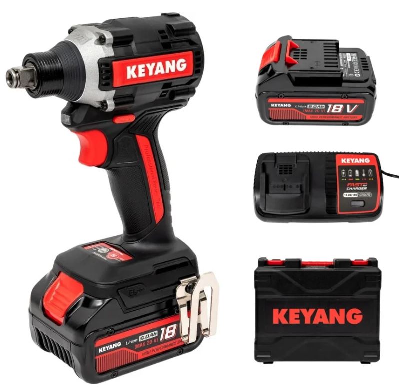 

Гайковерт KEYANG DW20BLH-315 (Set) -винтоверт аккумуляторный ударный, DW20BLH-315 (Set)