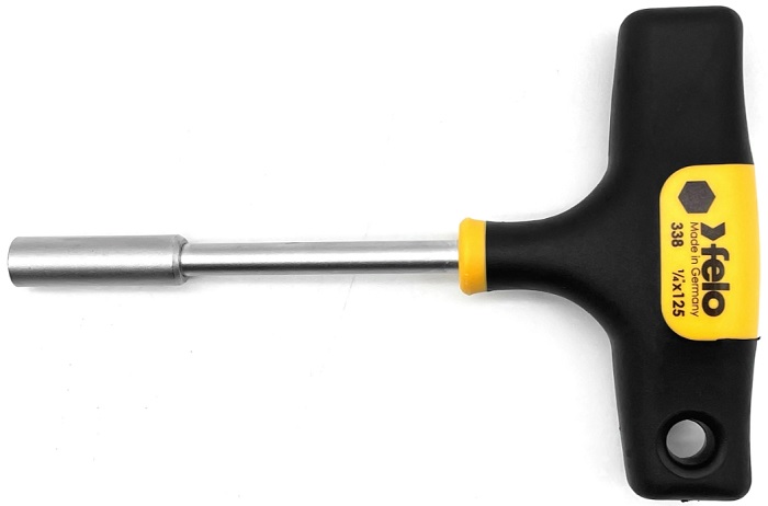 

Ключ Felo 33812560 Т-образный под биты 1/4", 33812560