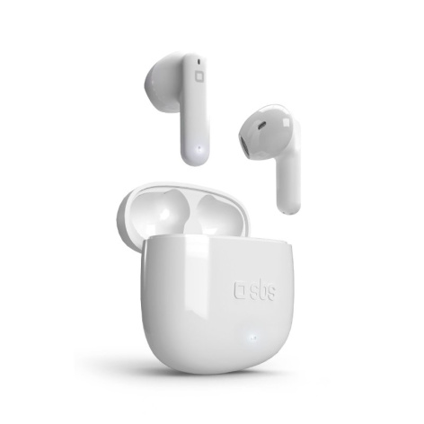 Изображение товара Беспроводные наушники SBS SPARKLY, Bluetooth, Внутриканальные, Белый, [TEEARTWSORCBTW]