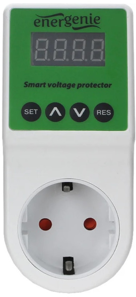 Изображение товара Реле напряжения Energenie EHB8-2 для защиты устройств 16А 3300 Вт