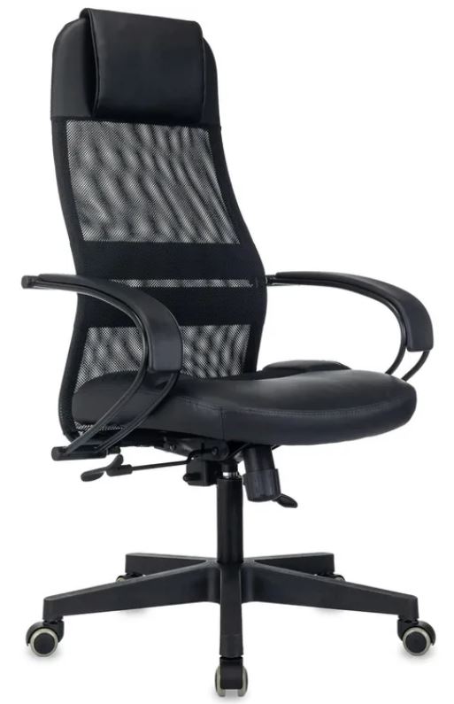 

Кресло Бюрократ CH-NOVA LUX ЧЕРНЫЙ СЕТ./ТКАНЬ/ЭКОКОЖА КРЕСТОВ. ПЛАСТИК, CH-NOVA LUX