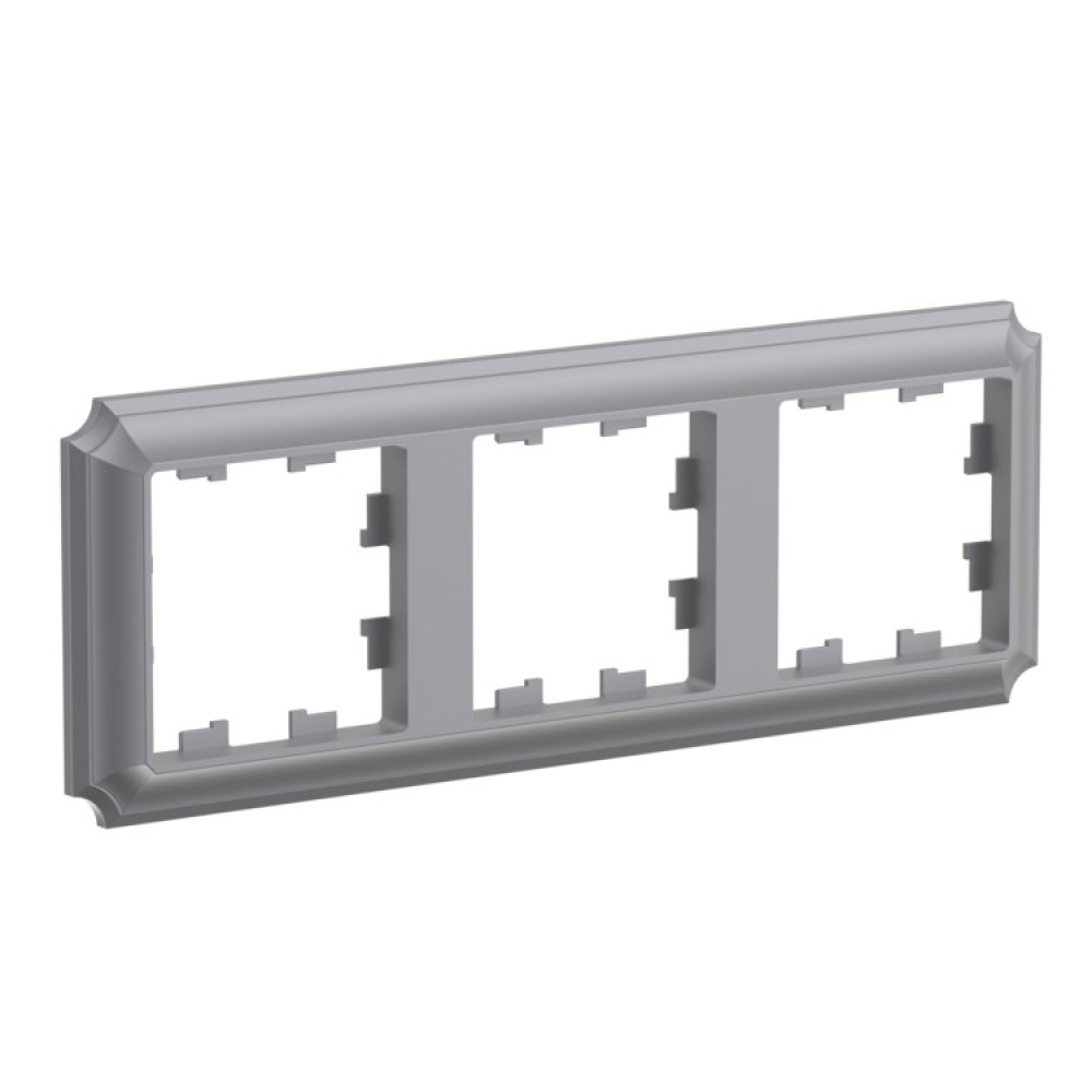 

Рамка тройная Systeme Electric ATN100903 AtlasDesign ANTIQUE универсальная, Сталь, ATN100903