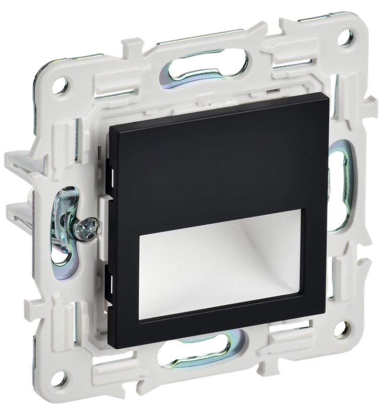 

Подсветка LED IEK SK-FL20-K02 SKANDY встраиваемая SK-L01Bl черная, SK-FL20-K02