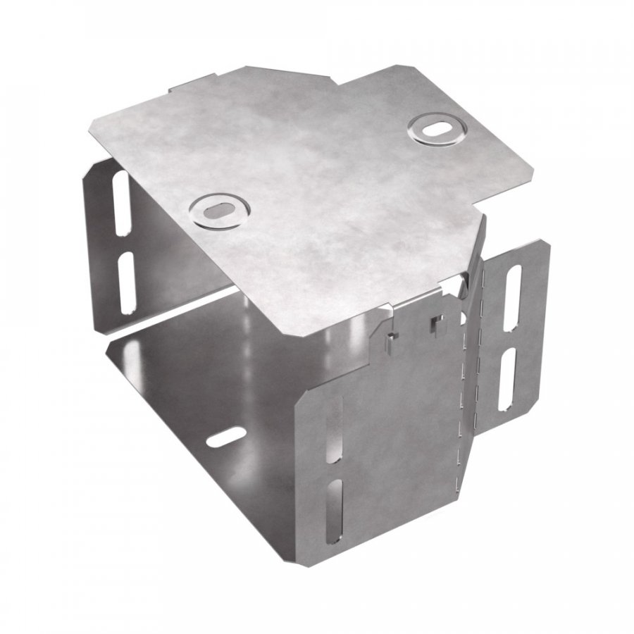 

Переходник Промрукав PR16.0470 симметричный с крышкой Стандарт 150х100х100, PR16.0470