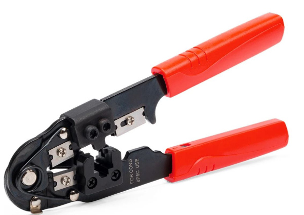 Изображение товара КВТ 84824: пресс-клещи для RJ, зачистка и обжим, 0.25 мм²