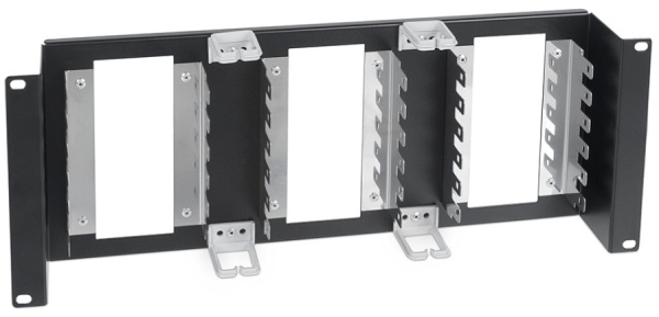 Изображение товара Cabeus FM-18-4U рамка для плинтов 18 позиций 19 дюймов черная