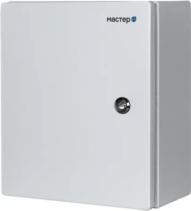 

Шкаф MASTERMANN 1У монтажный, металлический уличный с монтажной платой, IP54, 1У