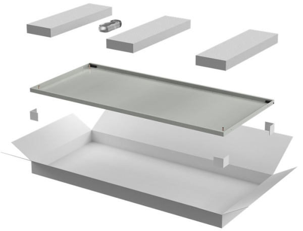 Изображение товара Цельнометаллическая дверь ITK LE35-42U6X-DM для шкафа серии LINEA E