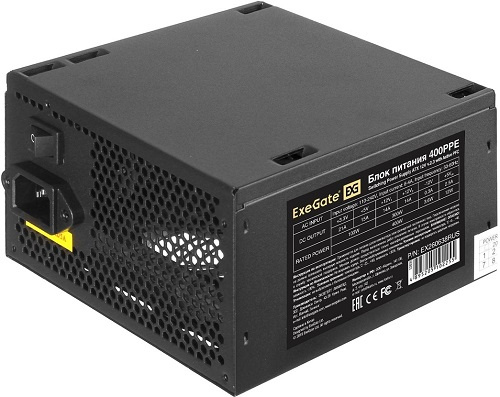 фото Блок питания ATX Exegate 400PPE в Омске