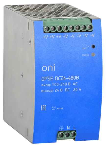 Изображение товара Блок питания ONI OPSE-DC24-480B