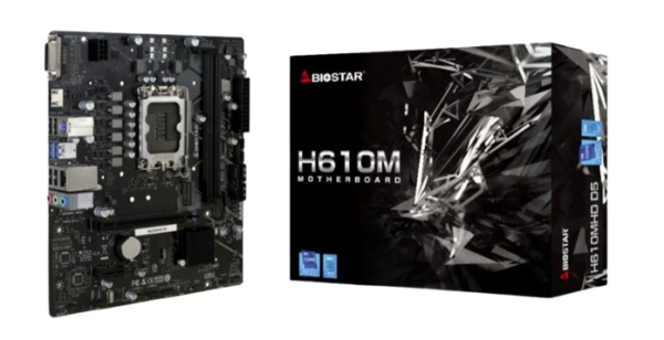 Изображение товара Материнская плата Biostar H610MHD D5 для игровых компьютеров mATX