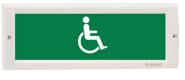 Изображение товара Оповещатель светодиодный КРИСТАЛЛ-12 Инвалид для охраны и пожарной сигнализации