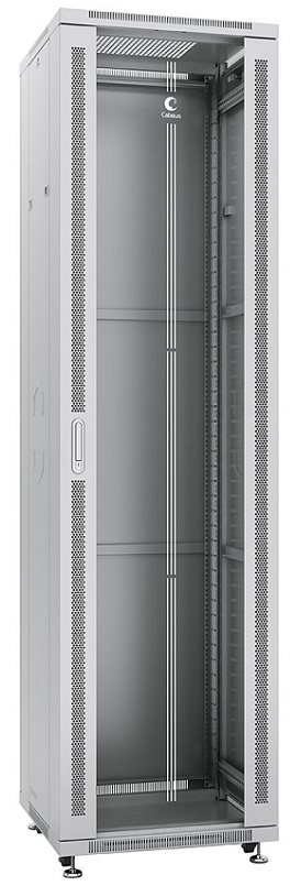 

Шкаф напольный 19", 47U Cabeus SH-05C-47U60/60 600x600x2277mm (ШхГхВ) передняя стеклянная и задняя сплошная металлическая двери, ручка с замком, цвет, SH-05C-47U60/60